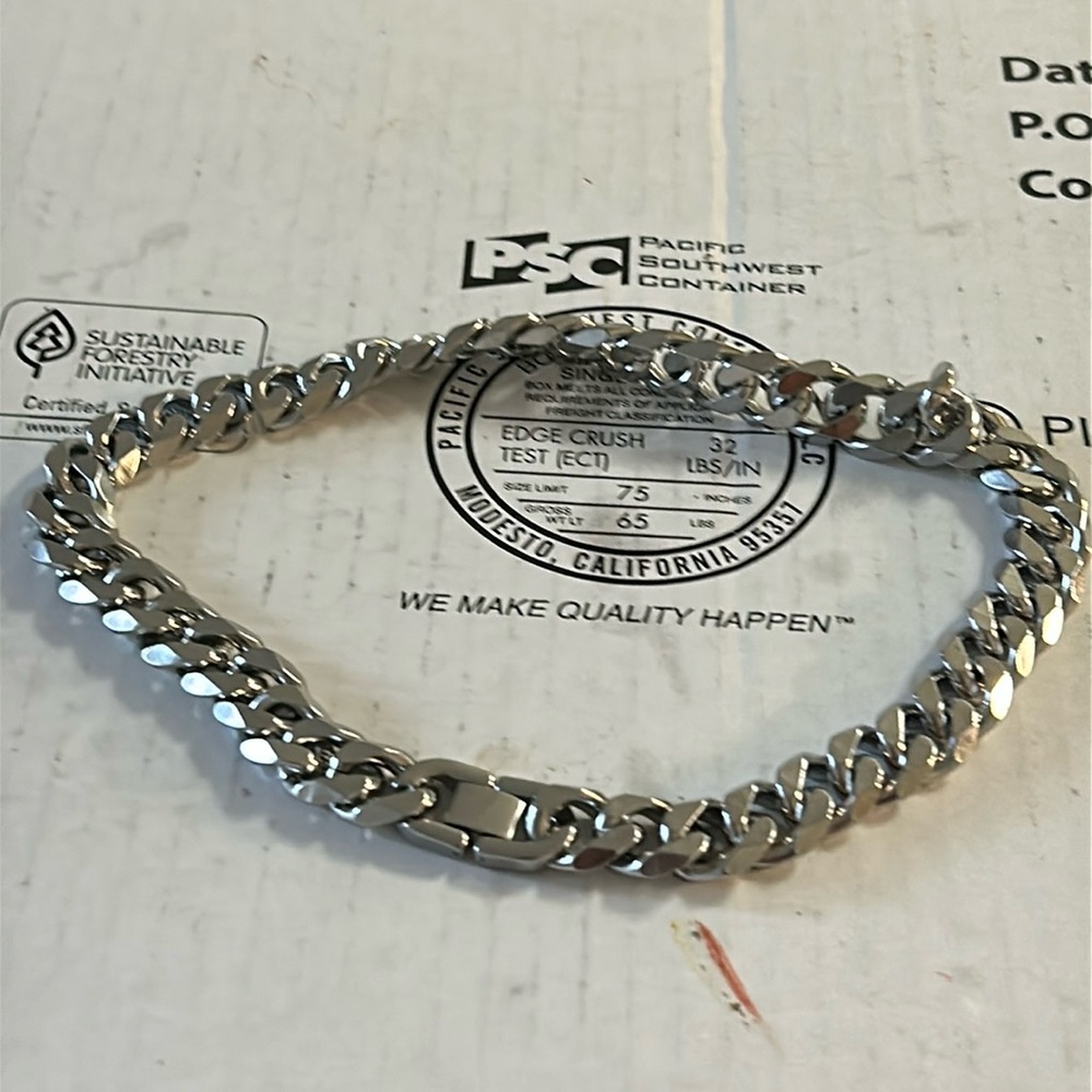 Sterling Silver necklace Cuban link
